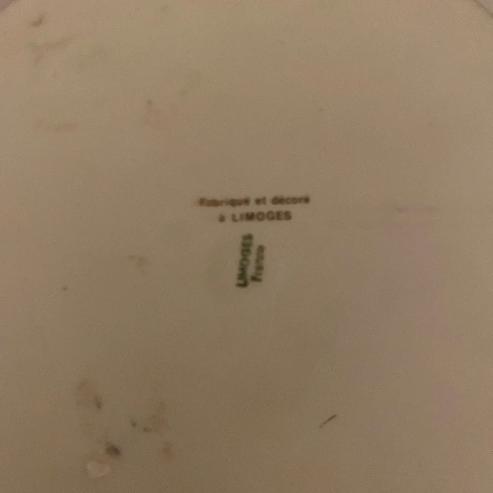 Limoges Miss Willoughby Vintage Plate -5.75x 5.75 Limoges plate France